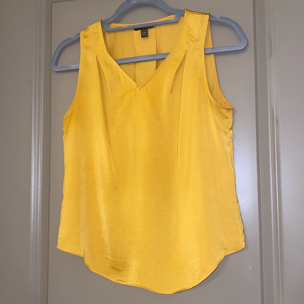 Banana Republic Mustard Gold Blouse XXS Petite